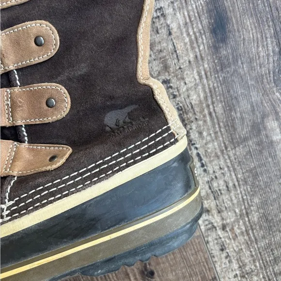 Sorel Joan of Arctic Waterproof Snow Boots Brown Women's Size 8