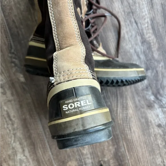 Sorel Joan of Arctic Waterproof Snow Boots Brown Women's Size 8