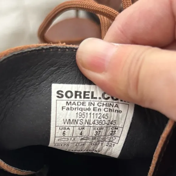 SOREL Joan Of Arctic Waterproof Wedge III Booties Sz 6