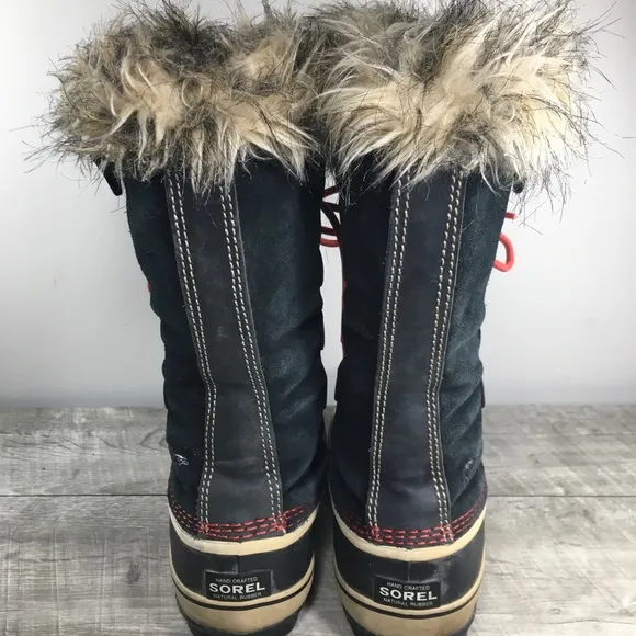 Sorel Joan of Arctic Women's Winter Snow Waterproof Black Boots NL1540 Size 9.5