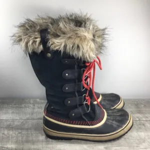 Sorel Joan of Arctic Women's Winter Snow Waterproof Black Boots NL1540 Size 9.5
