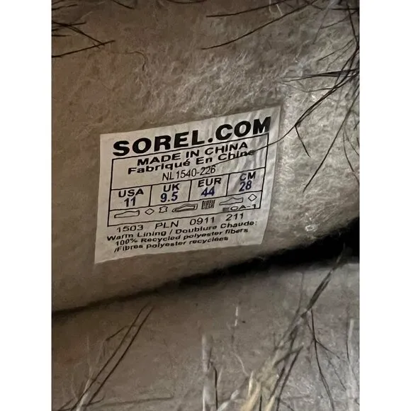 Sorel Joan of Artctic Boots Insulated WaterProof Suede Snow Duck Rubber Tall 11