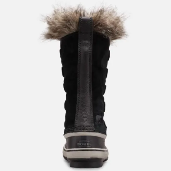 Sorel Joan of Artic Waterproof Fur Trim Leather Winter Tall Lace-Up Boots