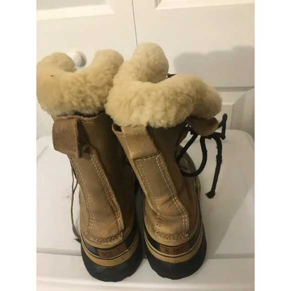 Sorel Kaufman Caribou Canada Winter Snow Boots‎ Men's Size 8