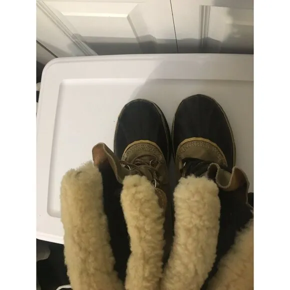 Sorel Kaufman Caribou Canada Winter Snow Boots‎ Men's Size 8