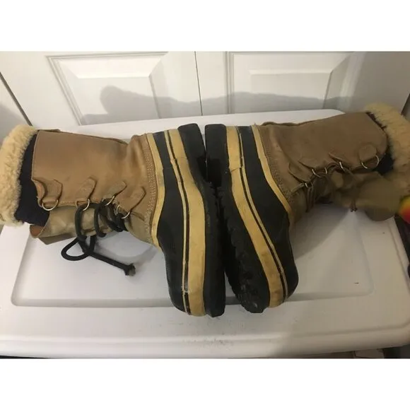 Sorel Kaufman Caribou Canada Winter Snow Boots‎ Men's Size 8