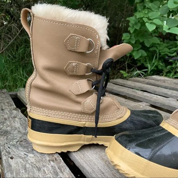 Sorel Kaufman Manitou winter pac snow boots Womens 7