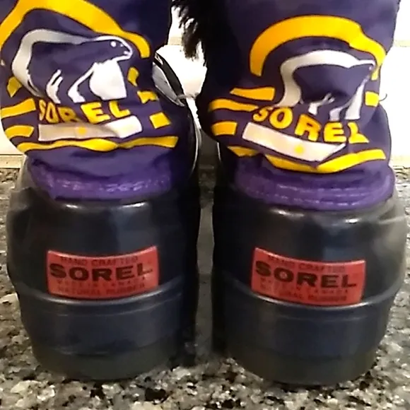 Sorel Kaufman Waterproof Snow Boots W/ Removable Liner. Sz 5 Child /Sz 7 Women