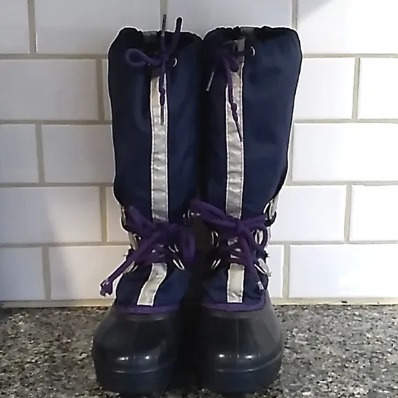 Sorel Kaufman Waterproof Snow Boots W/ Removable Liner. Sz 5 Child /Sz 7 Women