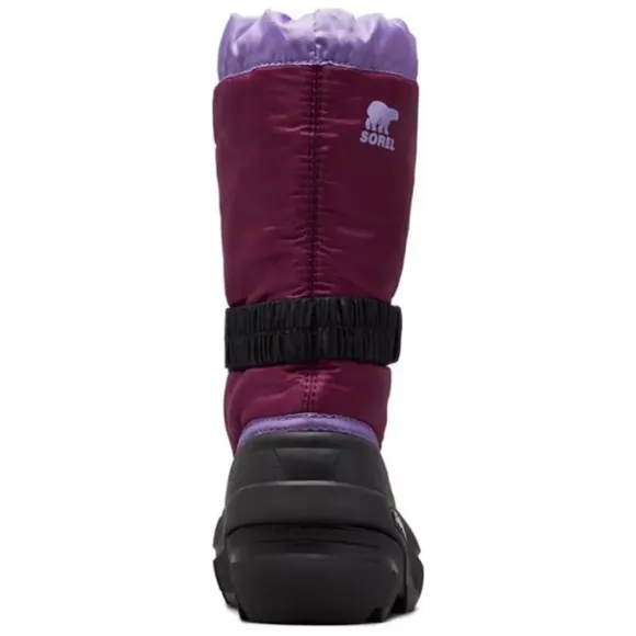 Sorel Kid's Flurry Purple Dahlia/Paisley Waterproof Thermal Lined Snow Boot
