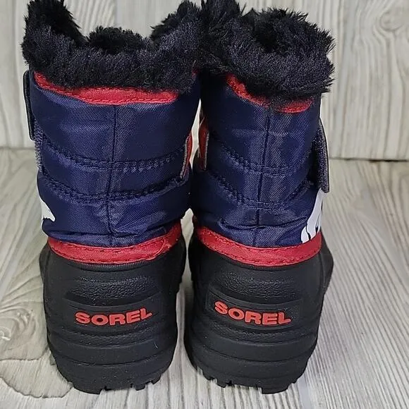 Sorel Kids Snow Commander Insulated Waterproof Boots Toddler Size 4 NEW