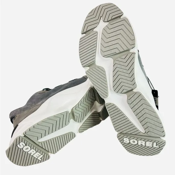 SOREL Kinetic RNGD Caribou Waterproof Insulated Boots Gray Womens Size 11