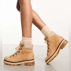Sorel Lennox Hiker lace up boots in camel Sz 7