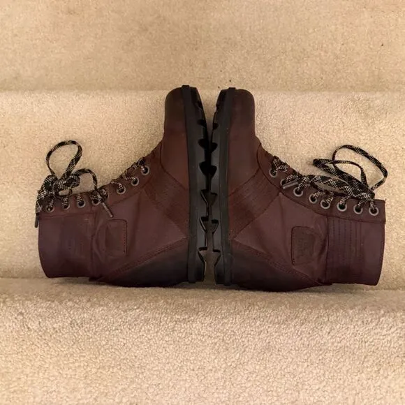 Sorel Lexie Wedge Brown Waterproof Leather Ankle Boots Brown Women’s 8.5
