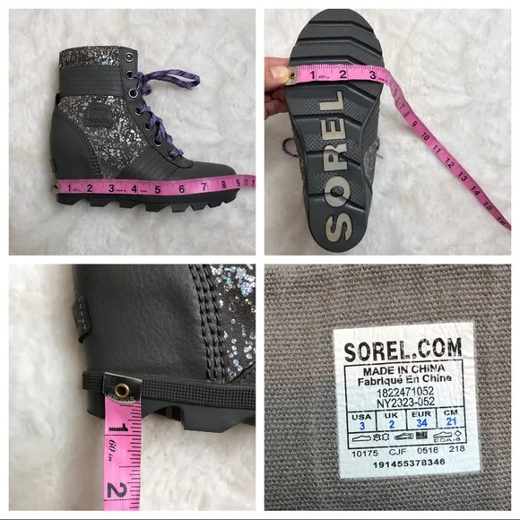 Sorel Lexie Wedge Shimmer Boot