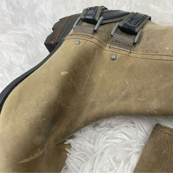 Sorel Lolla Waterproof Buckle Leather Booties