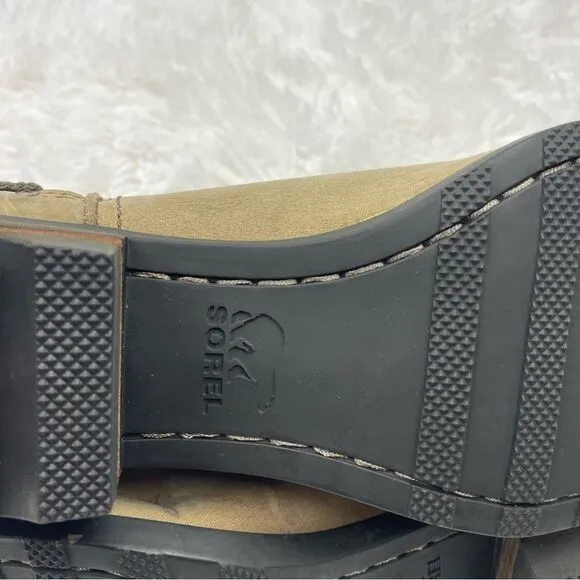 Sorel Lolla Waterproof Buckle Leather Booties