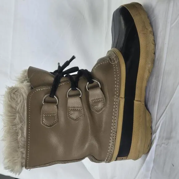 Sorel Manitou Winter Boots Insulated &amp; Waterproof Women's Size 6