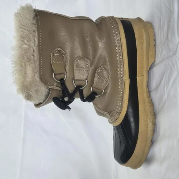 Sorel Manitou Winter Boots Insulated &amp; Waterproof Women's Size 6