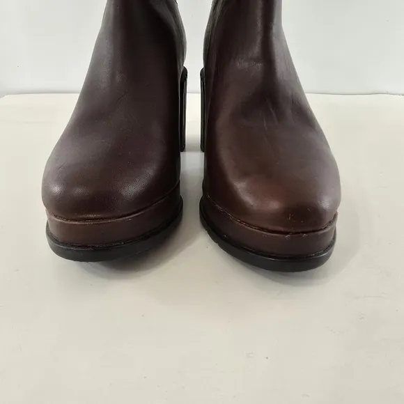 Sorel Margo Chelsea Boot Bootie Boots Waterproof Platform Leather Brown NEW 11