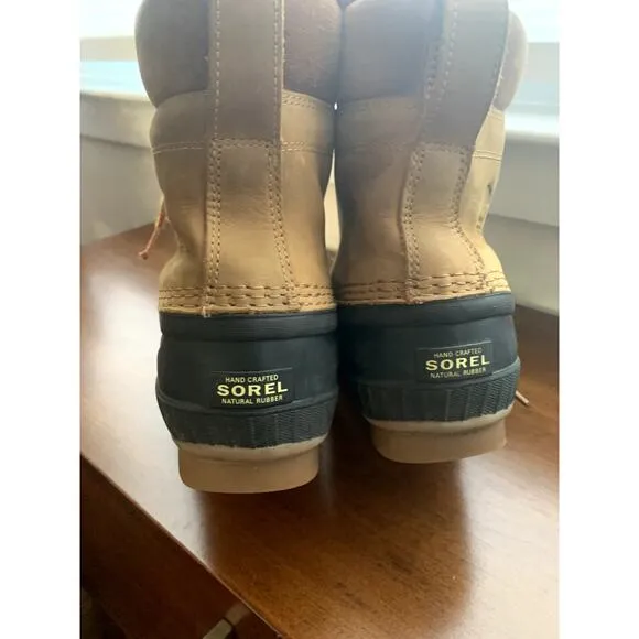 Sorel Mens Cheyanne II Lace Up Winter Snow Duck Boots Size 7