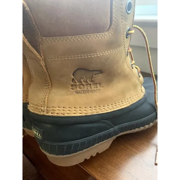 Sorel Mens Cheyanne II Lace Up Winter Snow Duck Boots Size 7