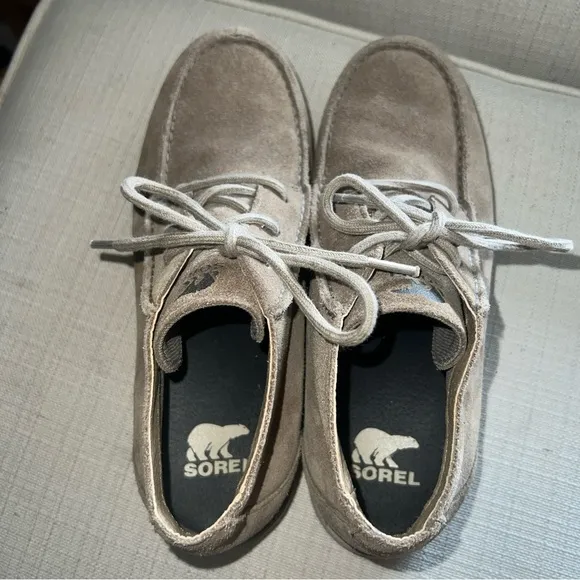 Sorel Men's Kezar Chukka WP Boots Size 8 Tan Suede Waterproof Lace NM4236-297