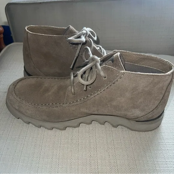 Sorel Men's Kezar Chukka WP Boots Size 8 Tan Suede Waterproof Lace NM4236-297