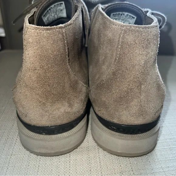 Sorel Men's Kezar Chukka WP Boots Size 8 Tan Suede Waterproof Lace NM4236-297