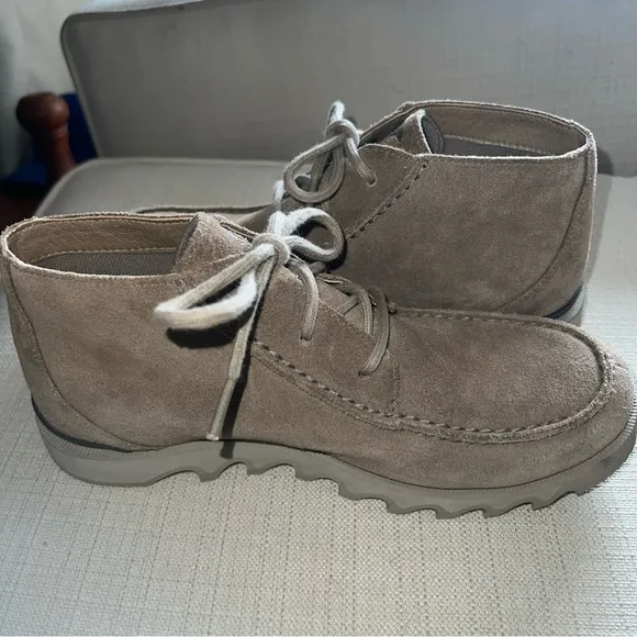 Sorel Men's Kezar Chukka WP Boots Size 8 Tan Suede Waterproof Lace NM4236-297