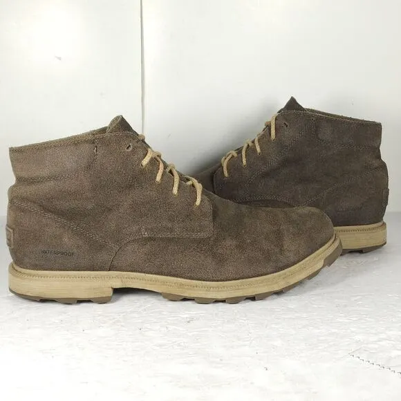 Sorel Men's Madson II Wp US11,5 Brown Waterproof Ankle Chukka  Boots