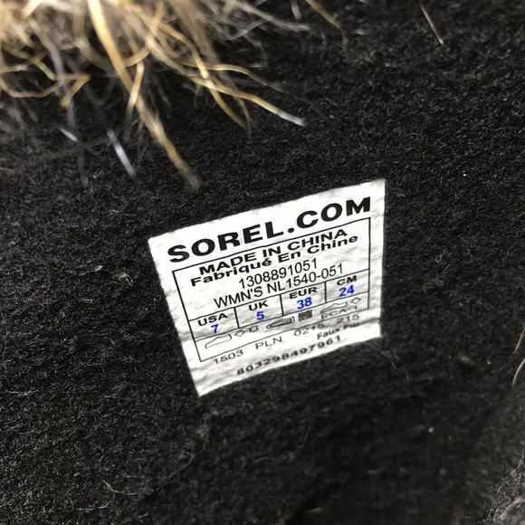 Sorel NL1540 Joan of Arctic Women's Winter Snow Waterproof Gray Leather Boots 7