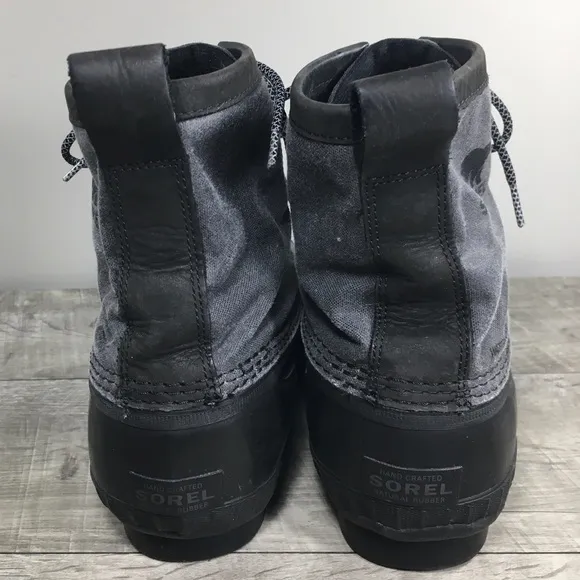 Sorel NM2605 Gray Waterproof Winter Snow Winter Duck Rain Boots Mens Size 13