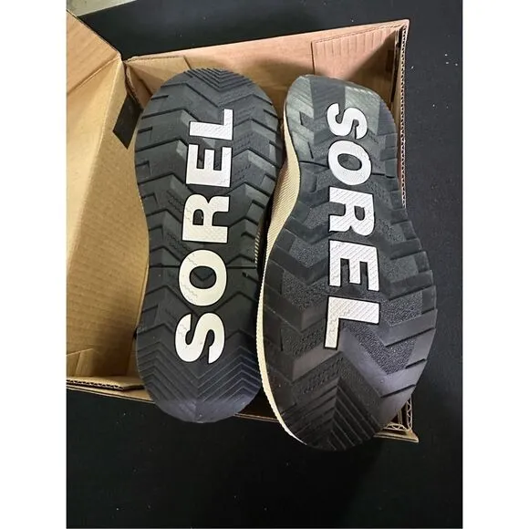 Sorel Out N About III Classic Strap Waterproof Boots 6 Stone Green Black