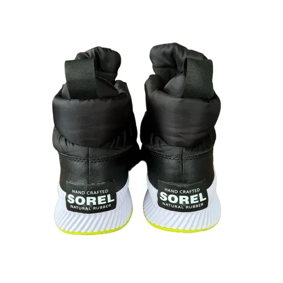 Sorel Out N About Ill Puffy Zip Women's Waterproof Black Boots Size 8.5
