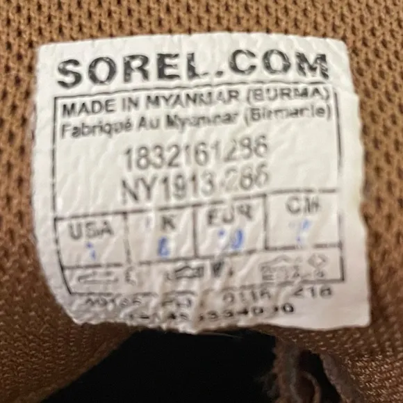 Sorel Out N About Rain Snow Suede Duck Boots Size 7