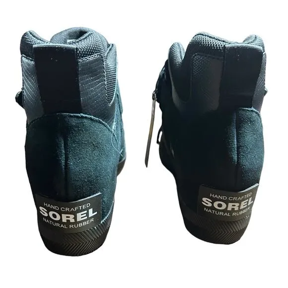 Sorel Out N About Sport Hidden Wedge Waterproof Suede Lace Up Boots NEW Size 10