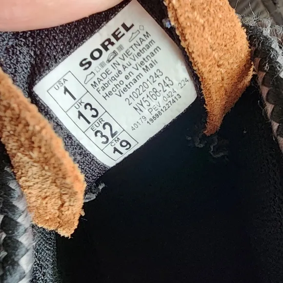 Sorel  Out N About Toddler Waterproof Boots  Size 1