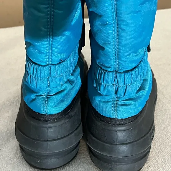 Sorel Prairie Teal Snow Boots Sz Youth 6