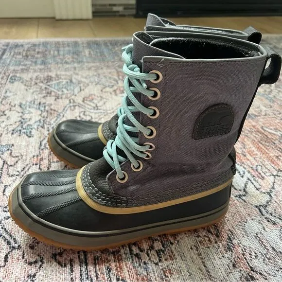 Sorel Premium Women's Size 7 Boots  CVS NL1717-435 Blue Waterproof Snow Boots