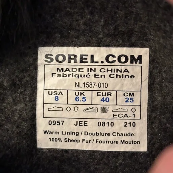 SOREL rare Joan of Arctic Reserve Limited Edition Boots size 8