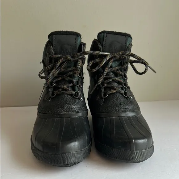Sorel Rubber Insulated Waterproof Snow and Rain Lace Up Duck Boots