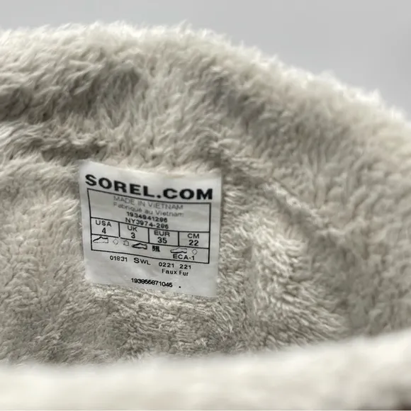 Sorel Rylee Waterproof Boots Youth Girls 4 Elk Brown Stars Suede Winter Mid Calf