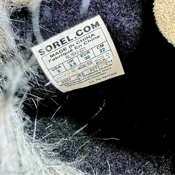 Sorel Suede Leather Waterproof Cate The Great Winter Boots - Tusk Stone