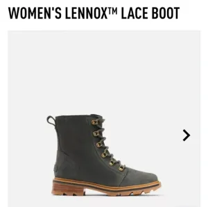 Sorel suede Lennox Waterproof lace up womans boots, size 8.5