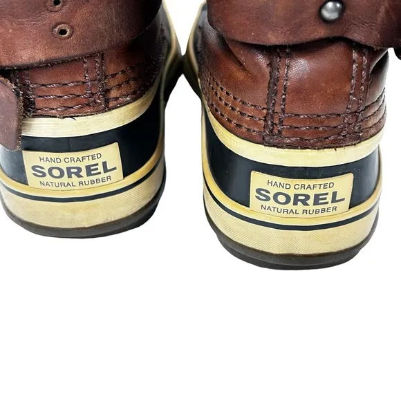 Sorel Sz 6 Helen Of Tundra II Waterproof Leather Sherpa Fleece Lined Boots