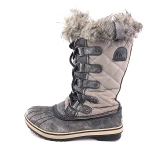 Sorel Tofino Gray Waxed Canvas Waterproof Winter Boots 8