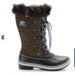 Sorel Tofino Hawk/Mountain Herringbone Snow Winter Boots - Women's Size 8.5