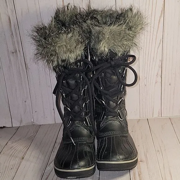Sorel Tofino II Womens Waterproof Winter Snow Boots Black Stone Sz 6 1472591011