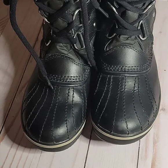 Sorel Tofino II Womens Waterproof Winter Snow Boots Black Stone Sz 6 1472591011